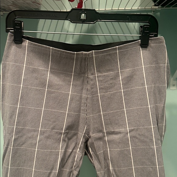 a new day Black and White Plaid pull on pants - Picture 2 of 6